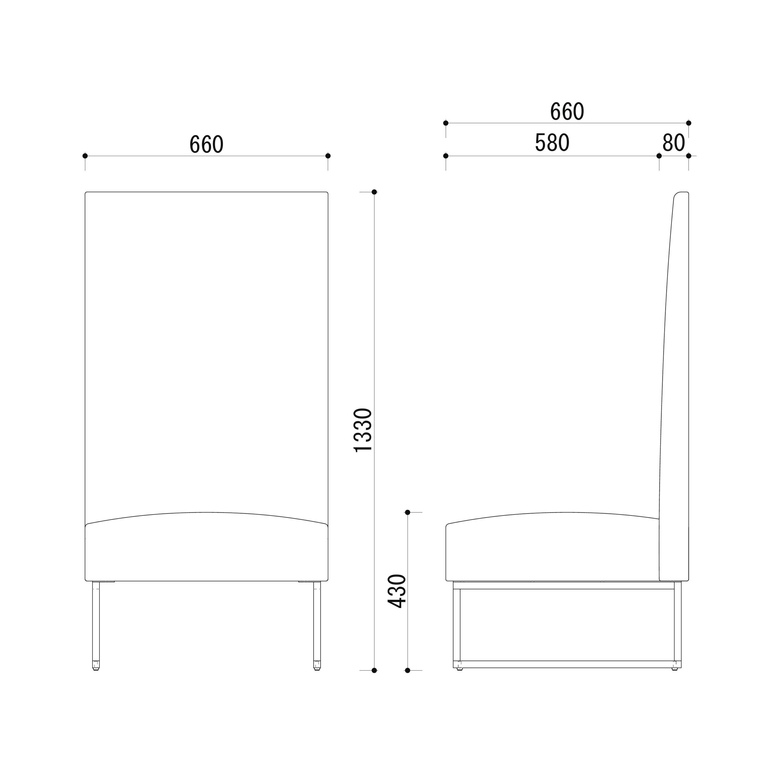 オフィス　打合せ　パーソナルソファ　図面