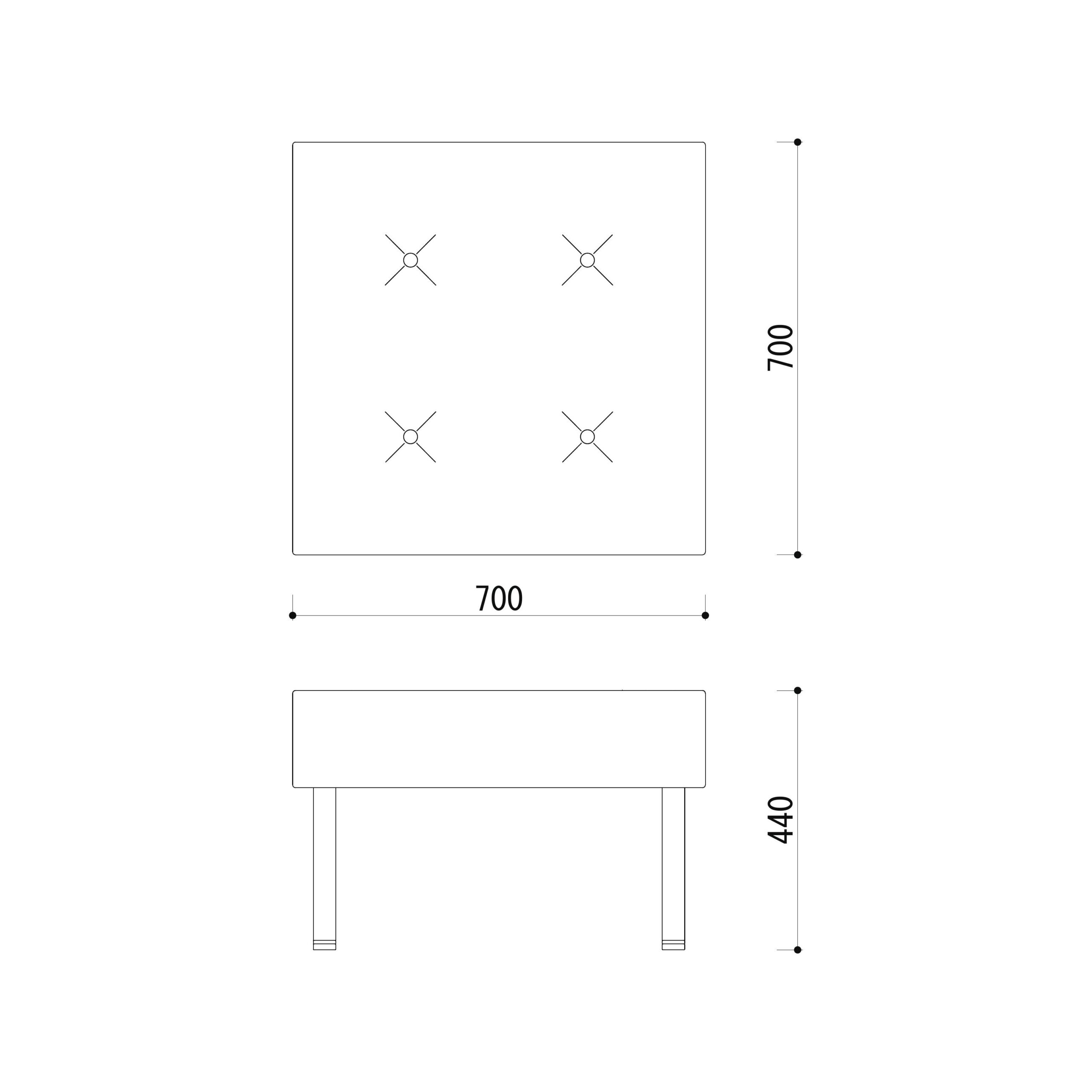 クリニック　ロビー　ソファ　図面