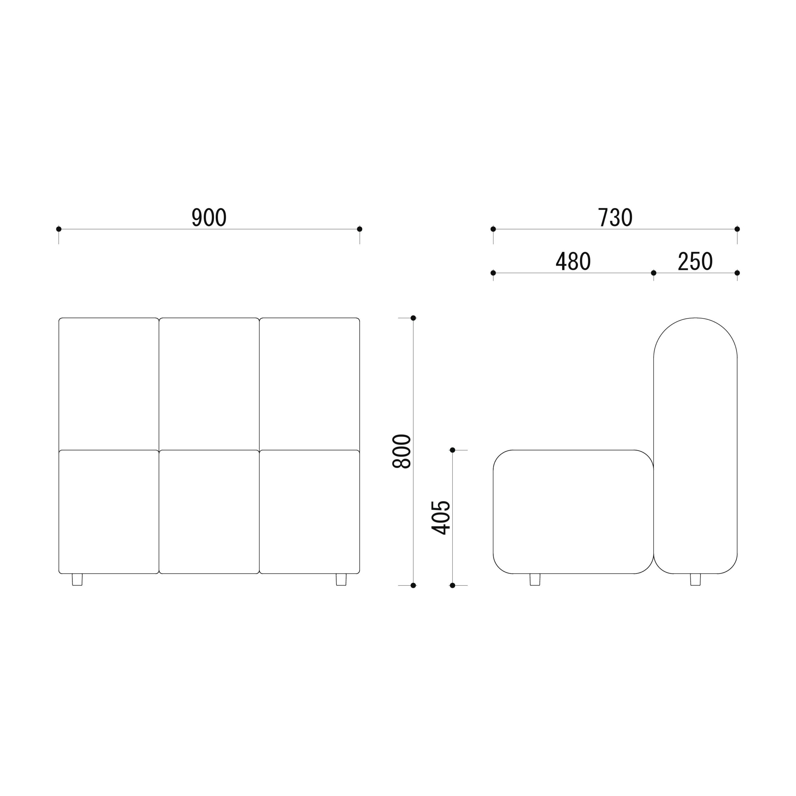 クリニック　ロビー　ソファ　図面