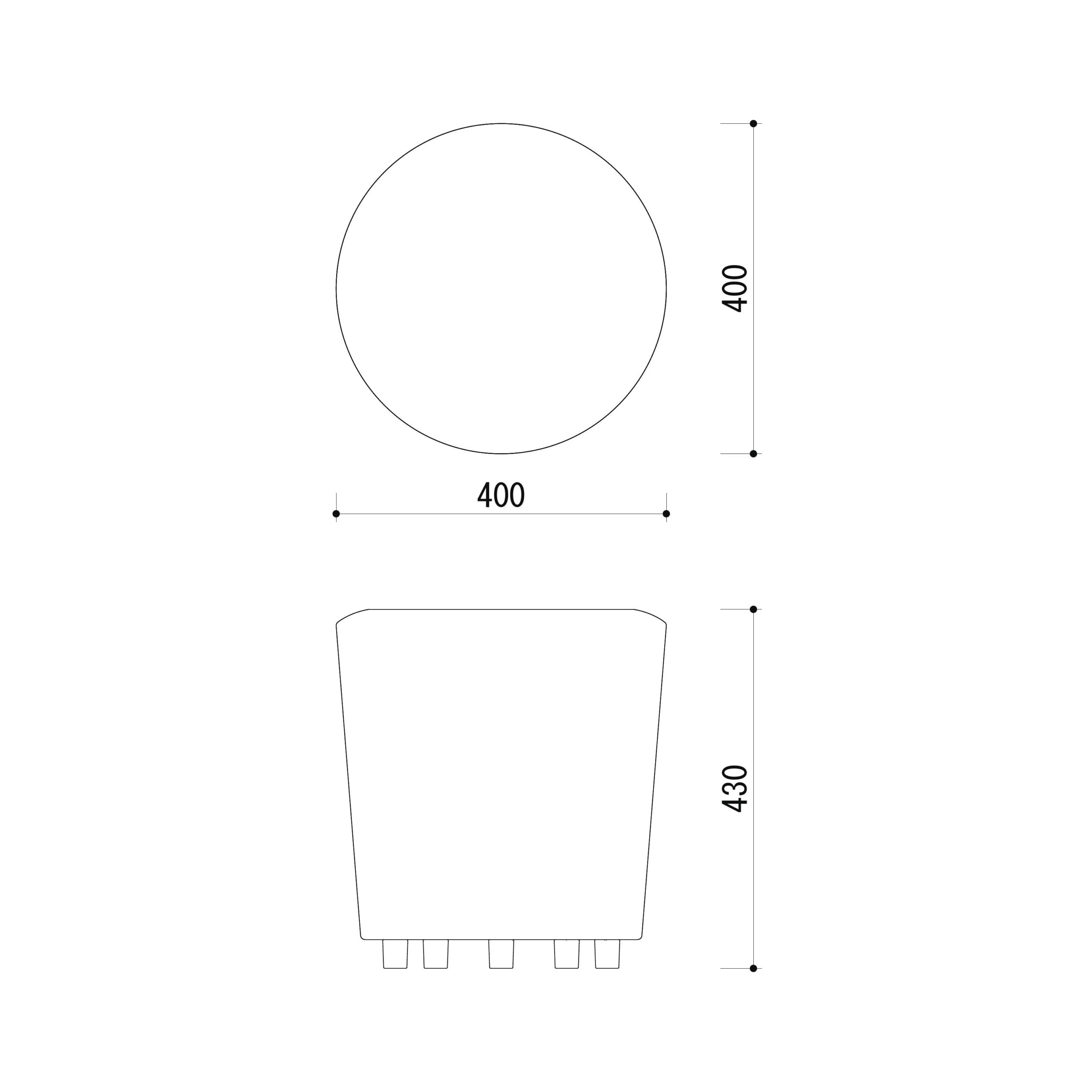 オフィス　ロビー　スツール　図面