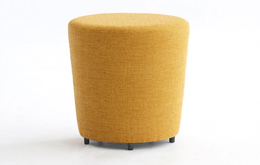 オフィスロビーに合う丸型スツール